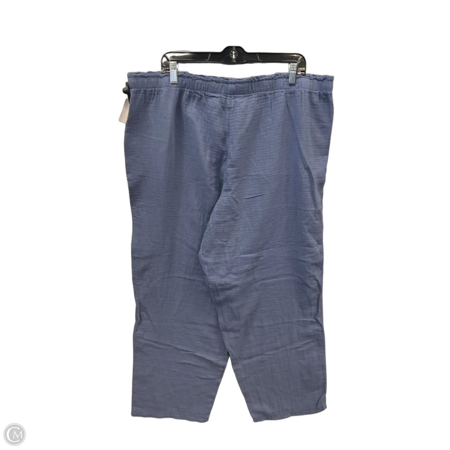 Pants Linen By Coldwater Creek In Blue, Size: 18