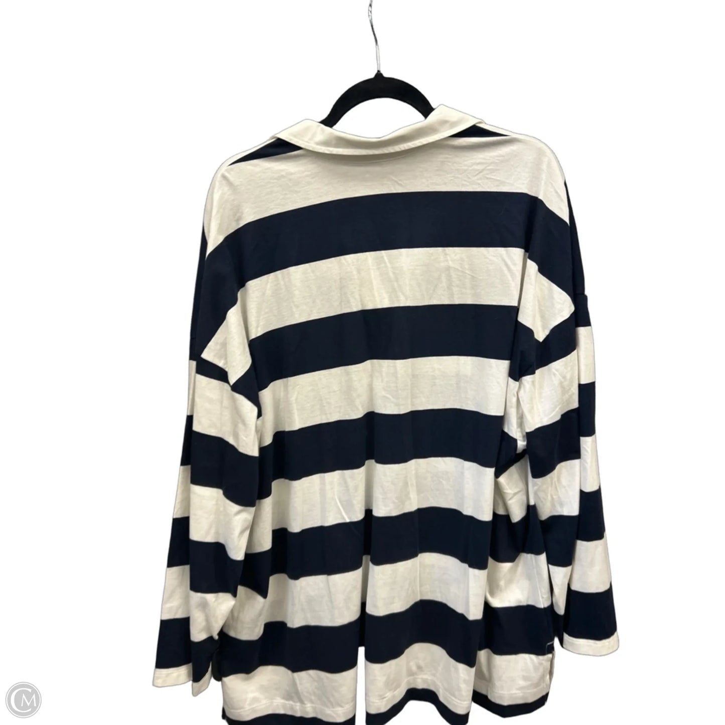 Top Long Sleeve By Old Navy In Striped Pattern, Size: Xxl