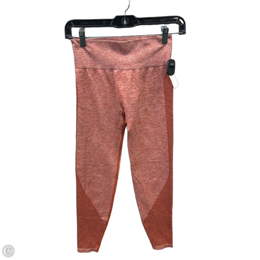 Athletic Leggings By Pink In Orange, Size: Xs