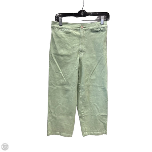 Pants Cropped By Madewell In Green, Size: 6