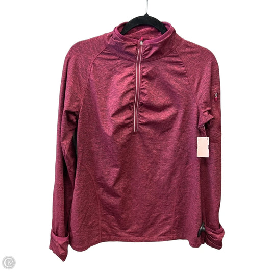 Athletic Top Long Sleeve Crewneck By Kirkland In Pink, Size: M