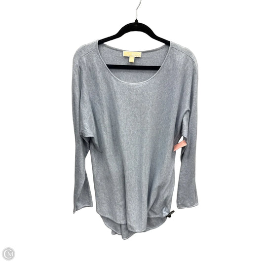 Top Long Sleeve By Michael By Michael Kors In Blue, Size: L