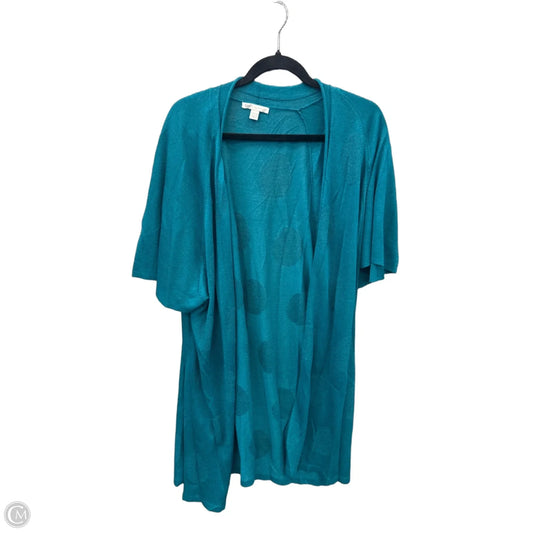 Cardigan By Cato In Green, Size: 3x