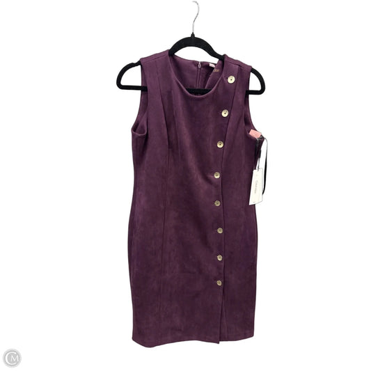 Dress Work By Calvin Klein In Purple, Size: L