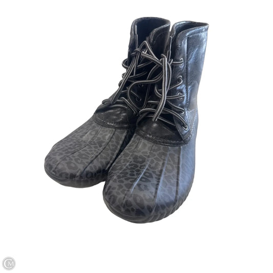 Boots Snow By Clothes Mentor In Black, Size: 10