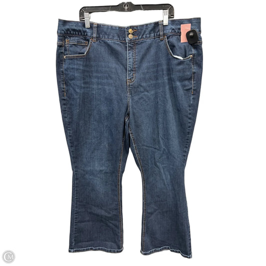 Jeans Boot Cut By Lane Bryant In Blue Denim, Size: 24