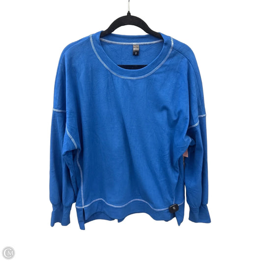 Top Long Sleeve By Clothes Mentor In Blue, Size: Xl