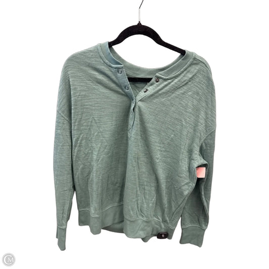 Top Long Sleeve By Maurices In Green, Size: L