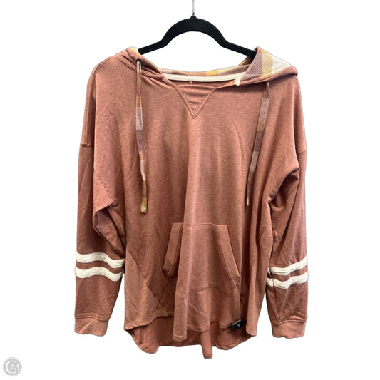 Sweatshirt Hoodie By Maurices In Orange, Size: L