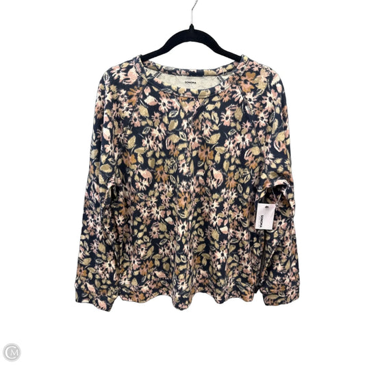Top Long Sleeve By Sonoma In Multi-colored, Size: Xl