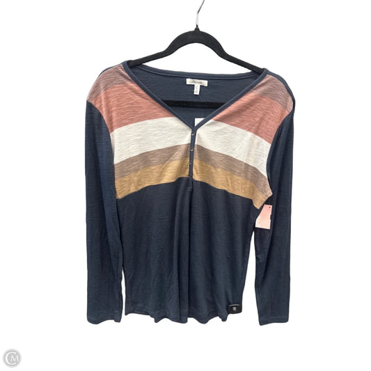 Top Long Sleeve By Maurices In Blue, Size: Xl