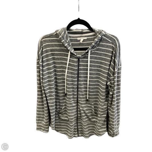 Sweatshirt Hoodie By Maurices In Striped Pattern, Size: L