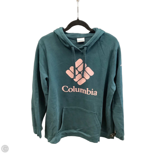 Sweatshirt Hoodie By Columbia In Green, Size: 1x