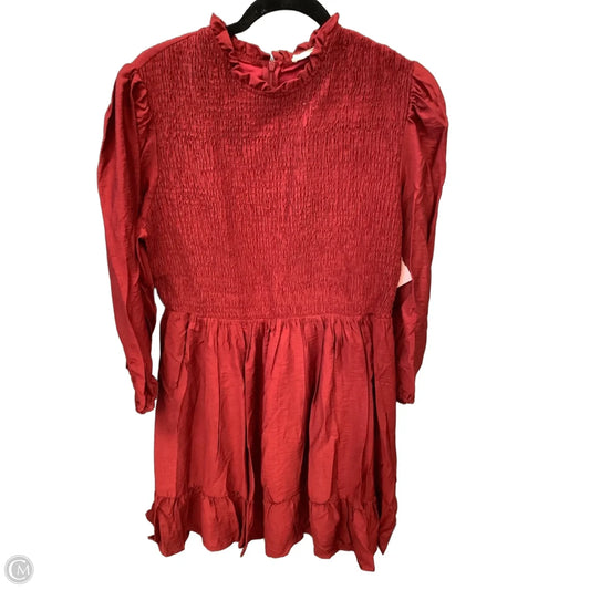 Dress Casual Midi By Clothes Mentor In Red, Size: Xl