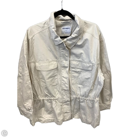 Jacket Other By Old Navy In Cream, Size: Xl