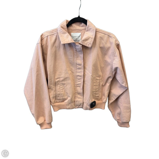 Jacket Denim By Celebrity Pink In Pink Denim, Size: S