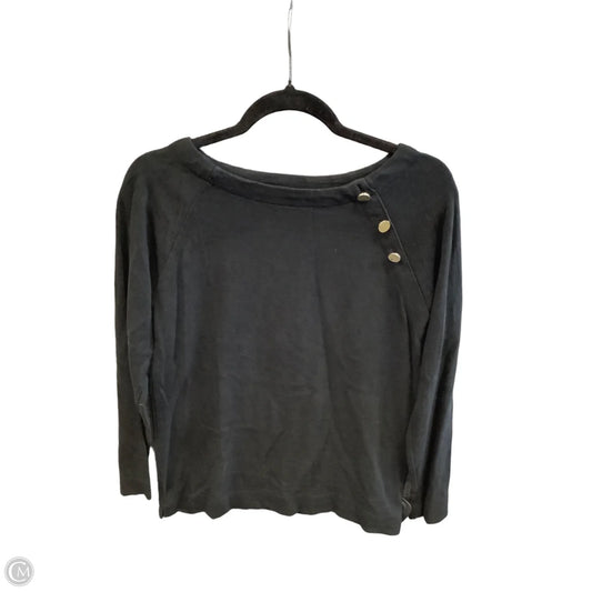 Top Long Sleeve By Loft In Black, Size: Xs