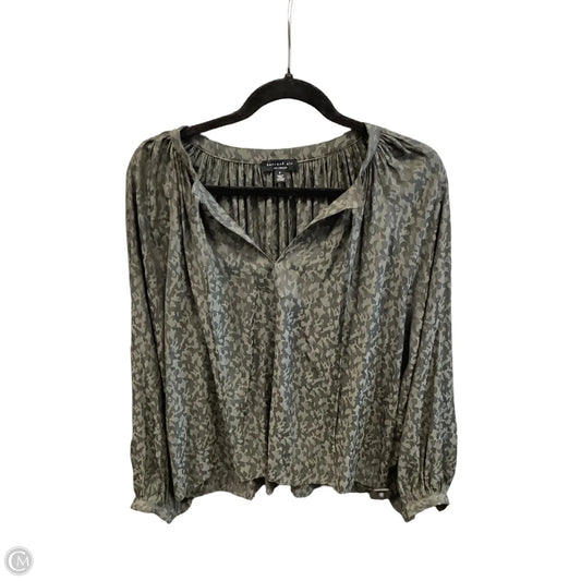 Top Long Sleeve By Current Air In Green, Size: S