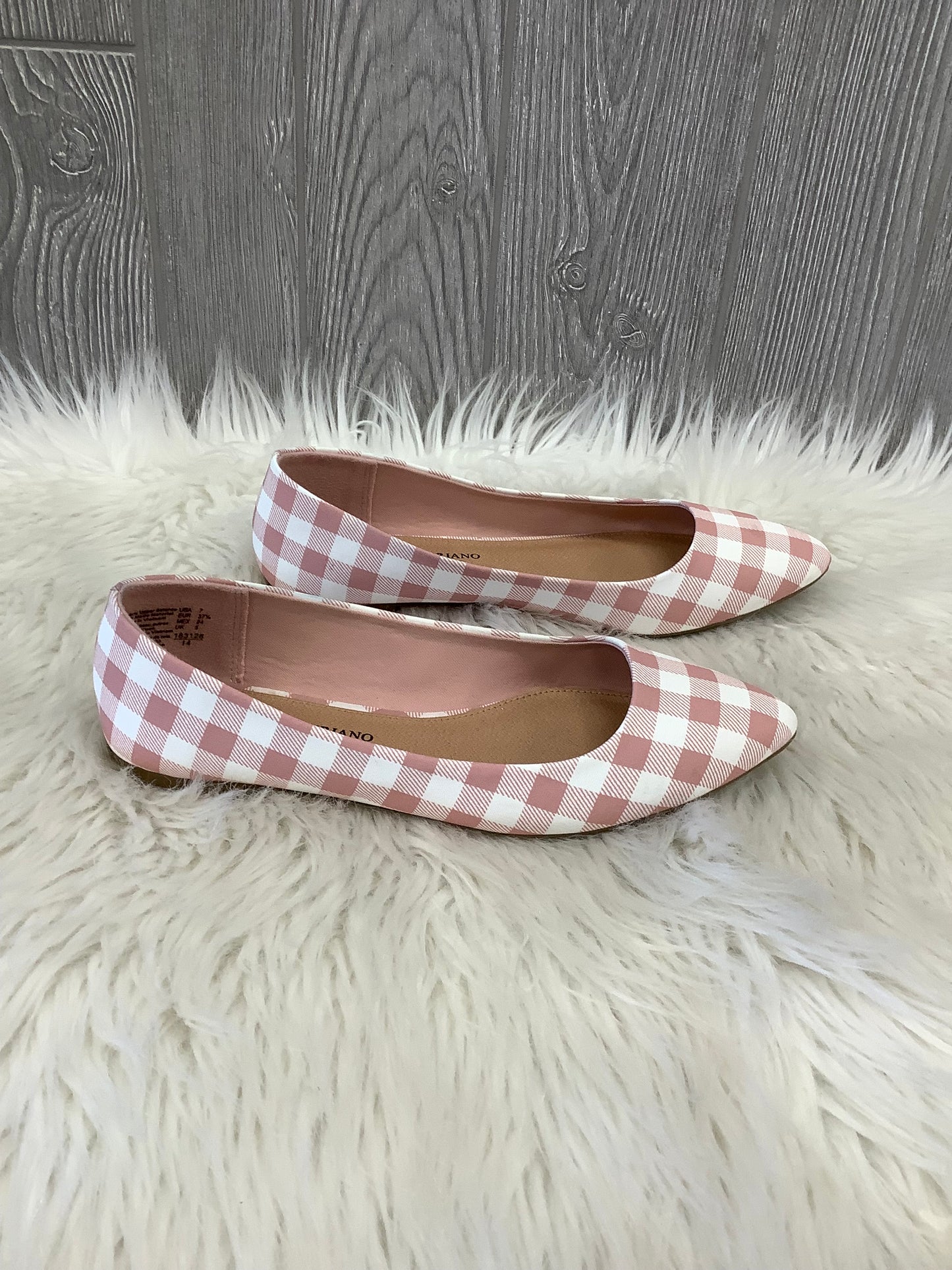 Pink & White Shoes Flats Christian Siriano For Payless, Size 7