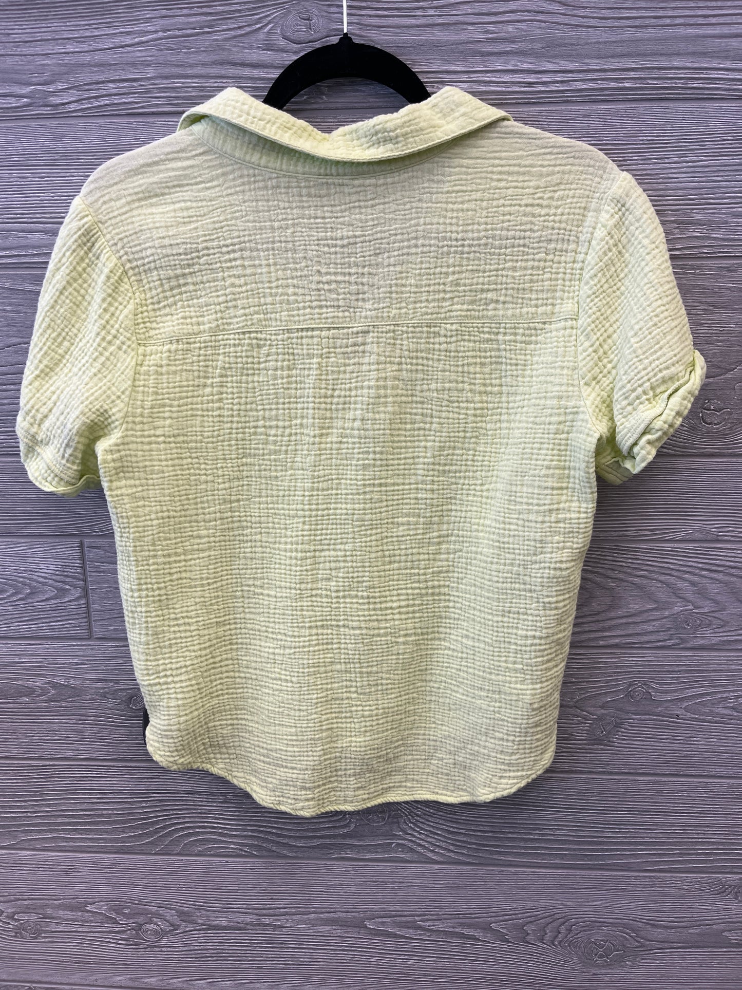 Top Short Sleeve By Lucky Brand In Green, Size: S