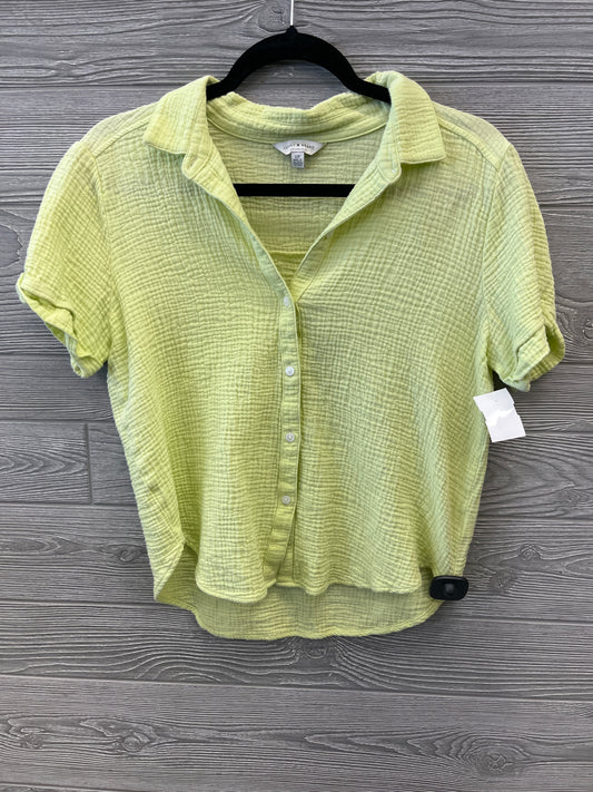 Top Short Sleeve By Lucky Brand In Green, Size: S