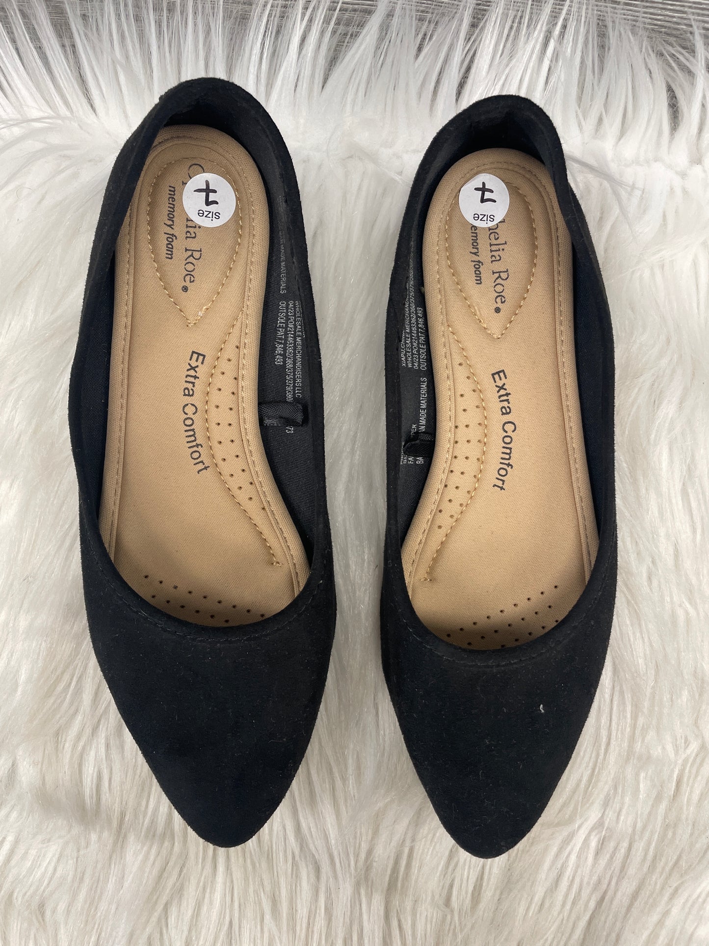 Shoes Flats By Ophelia Roe In Black, Size: 7