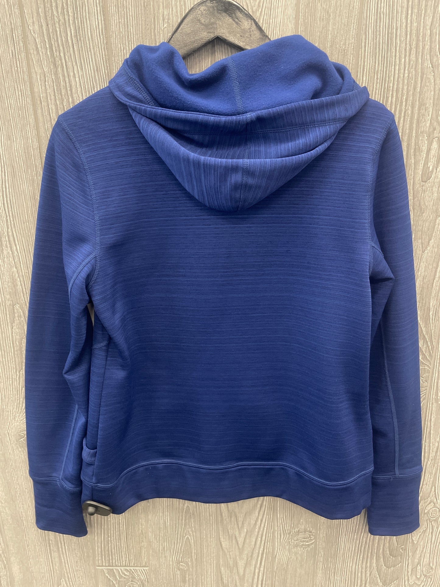 Athletic Top Long Sleeve Hoodie By Fila In Blue, Size: M