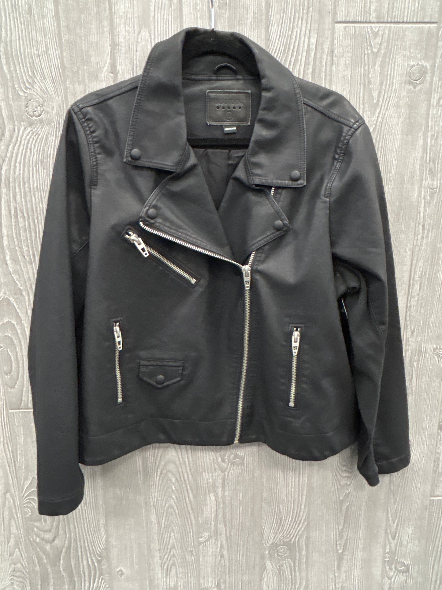 Jacket Moto By Blanknyc In Black, Size: 1x