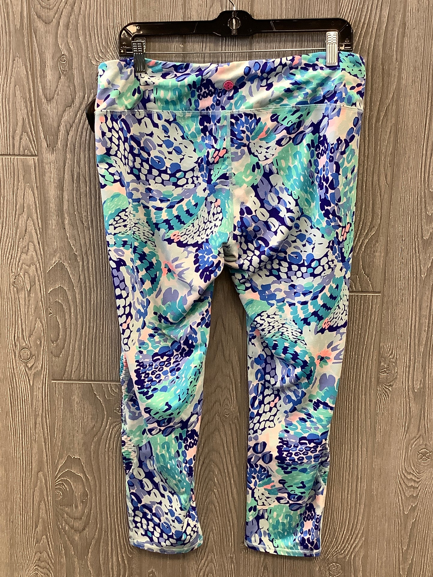 Athletic Leggings By Lilly Pulitzer In Blue, Size: Xl