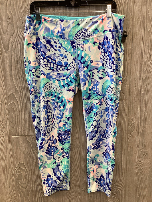 Athletic Leggings By Lilly Pulitzer In Blue, Size: Xl