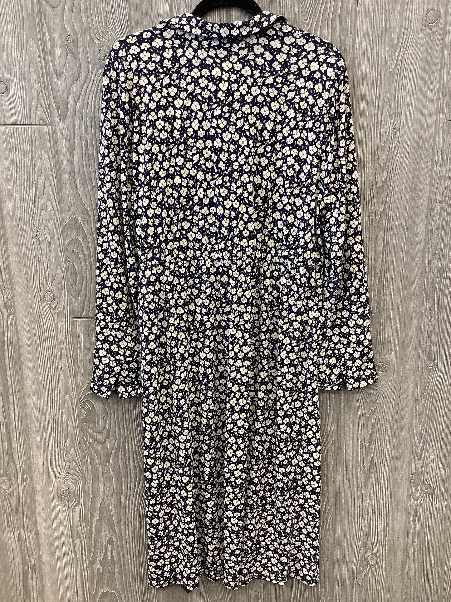 Dress Casual Maxi By Lane Bryant In Blue, Size: 1x