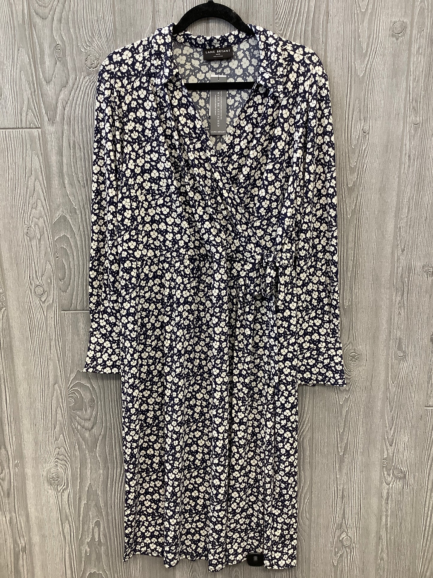 Dress Casual Maxi By Lane Bryant In Blue, Size: 1x