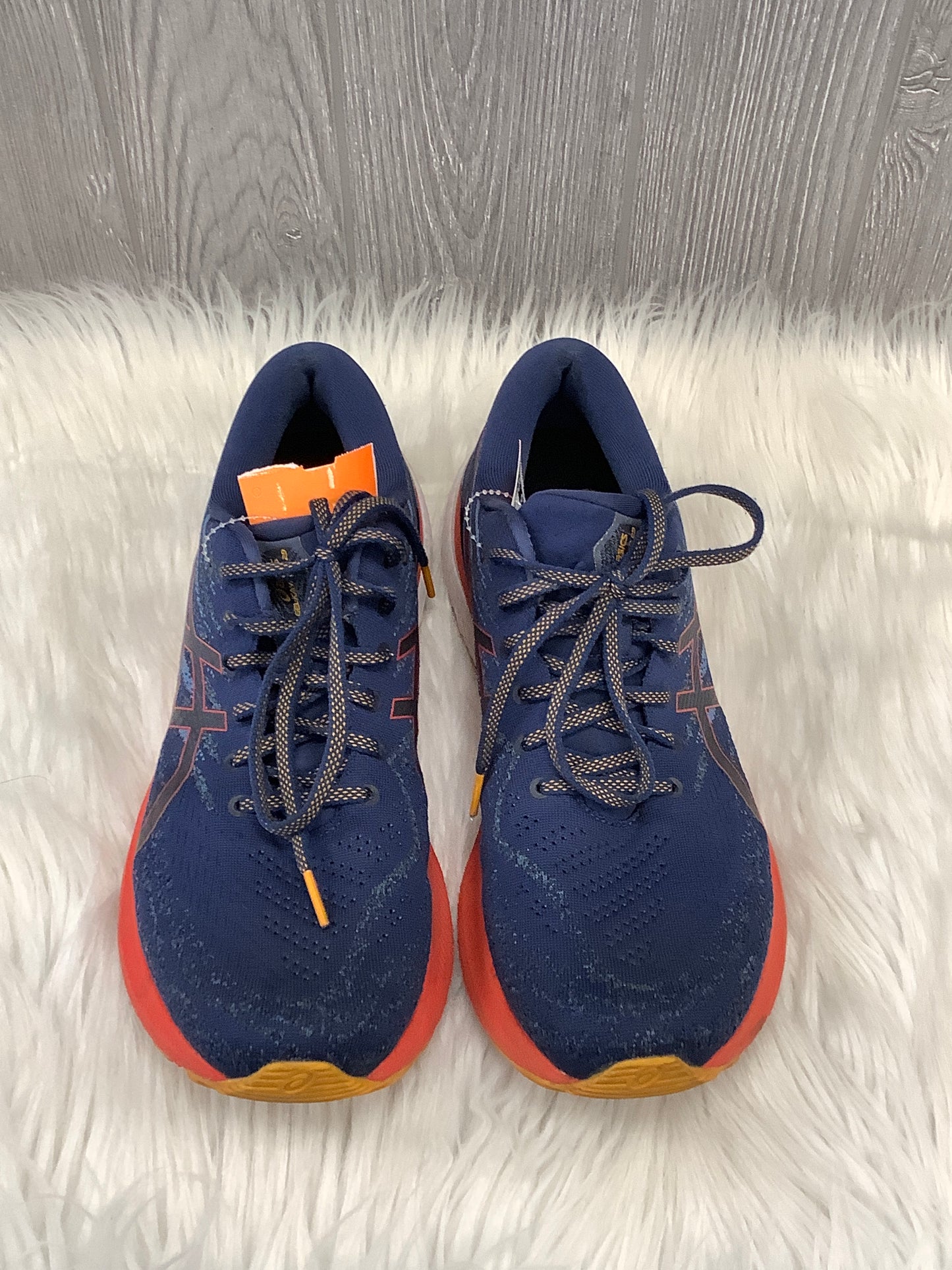 Shoes Athletic By Asics In Blue & Orange, Size: 11