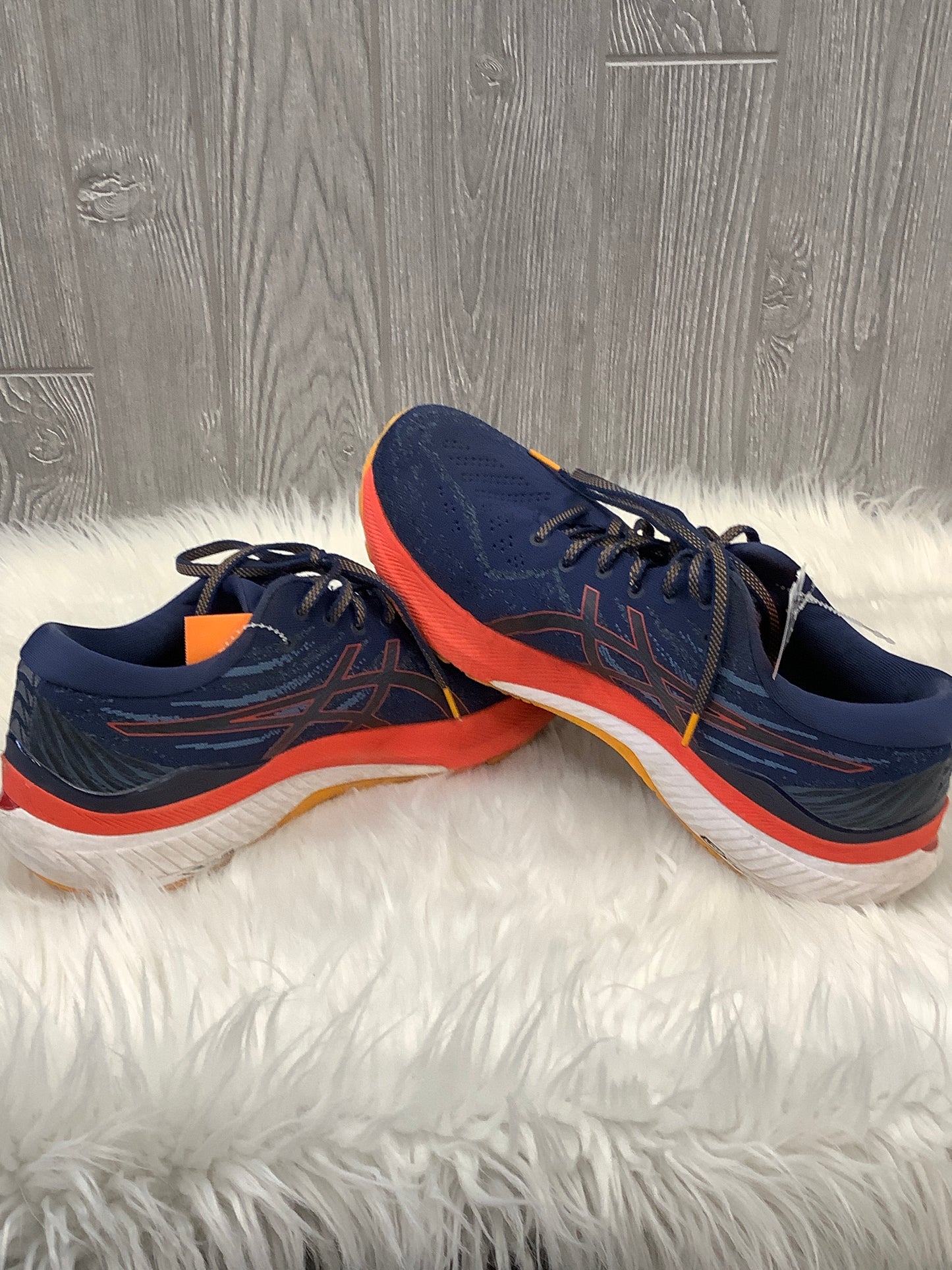 Shoes Athletic By Asics In Blue & Orange, Size: 11