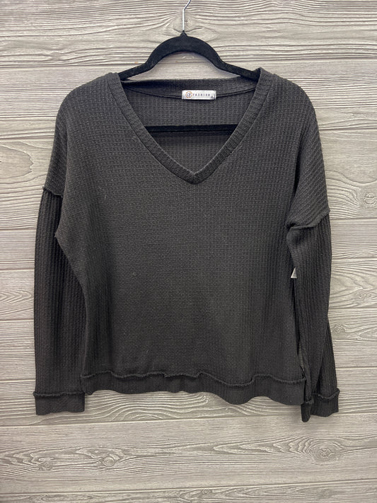 Top Long Sleeve By Clothes Mentor In Black, Size: S
