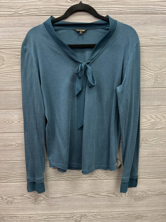 Top Long Sleeve By Clothes Mentor In Teal, Size: M