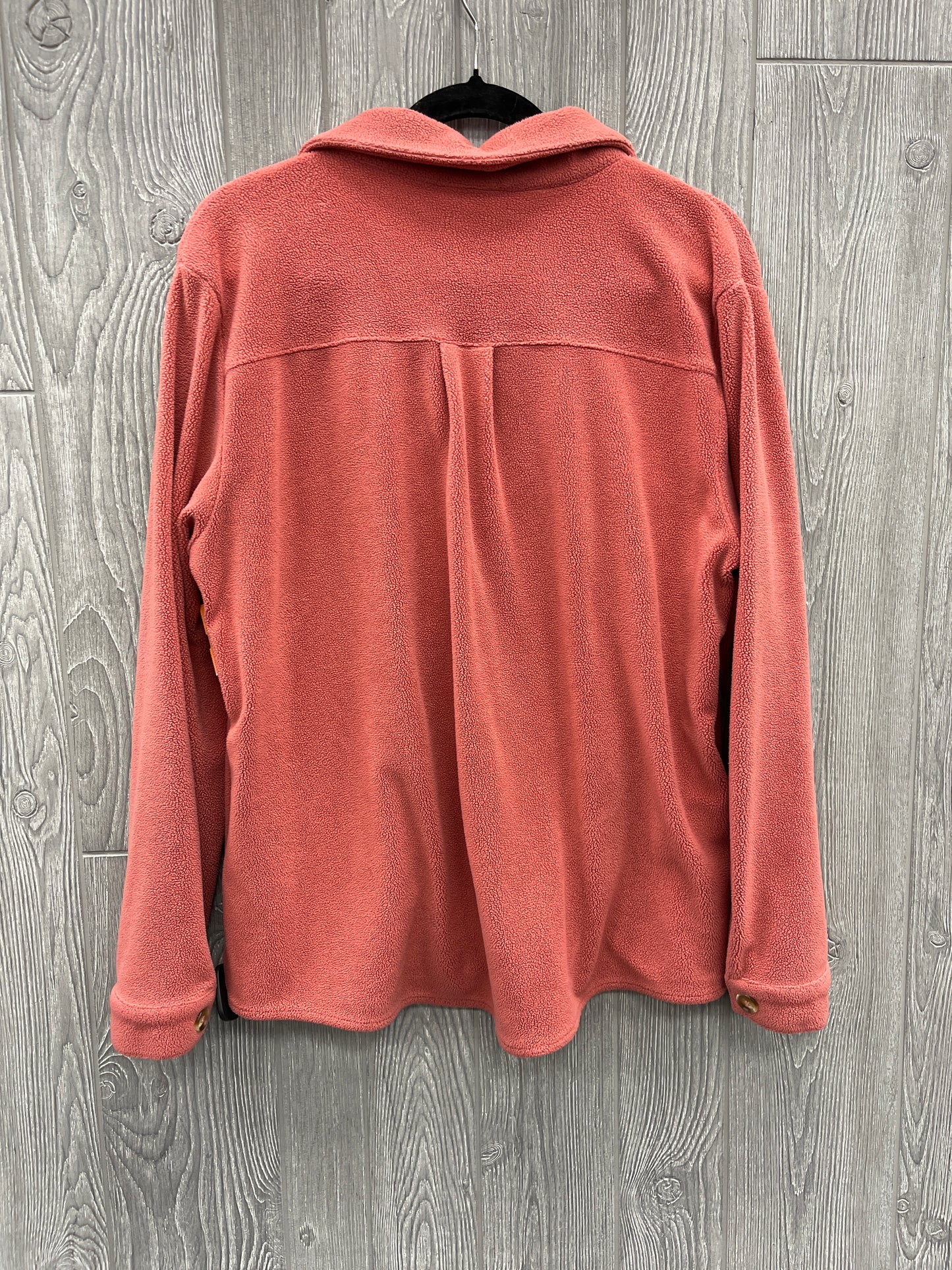 Jacket Shirt By Kori America In Pink, Size: M