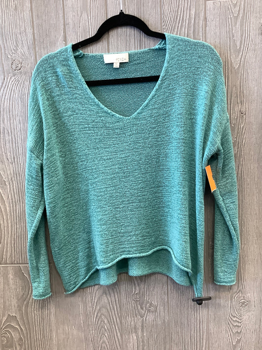 Sweater By Clothes Mentor In Teal, Size: M