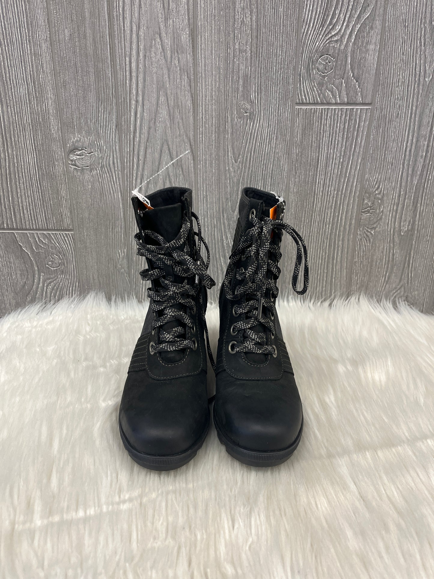 Boots Ankle Heels By Sorel In Black, Size: 6.5