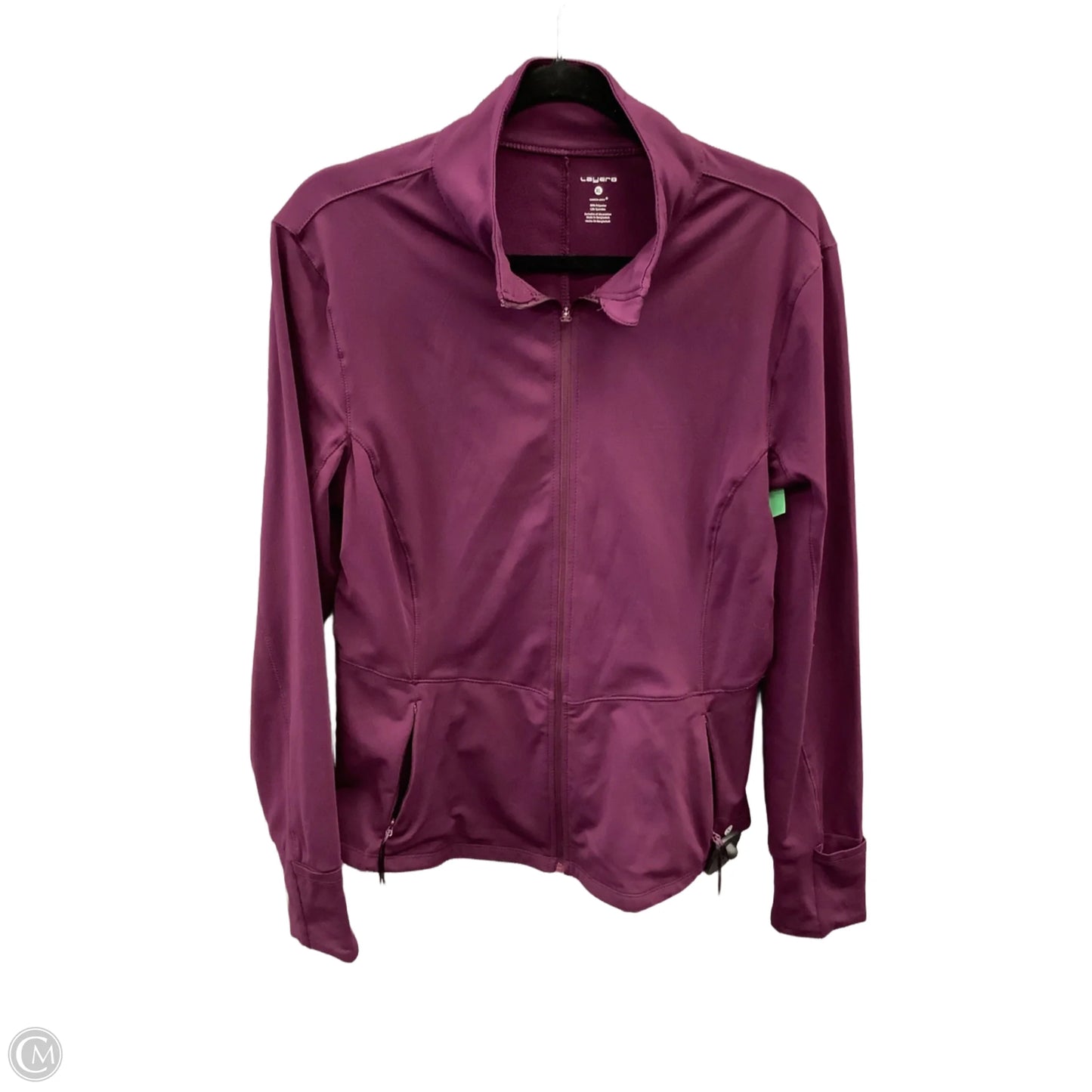 Athletic Jacket By Clothes Mentor In Purple, Size: Xl