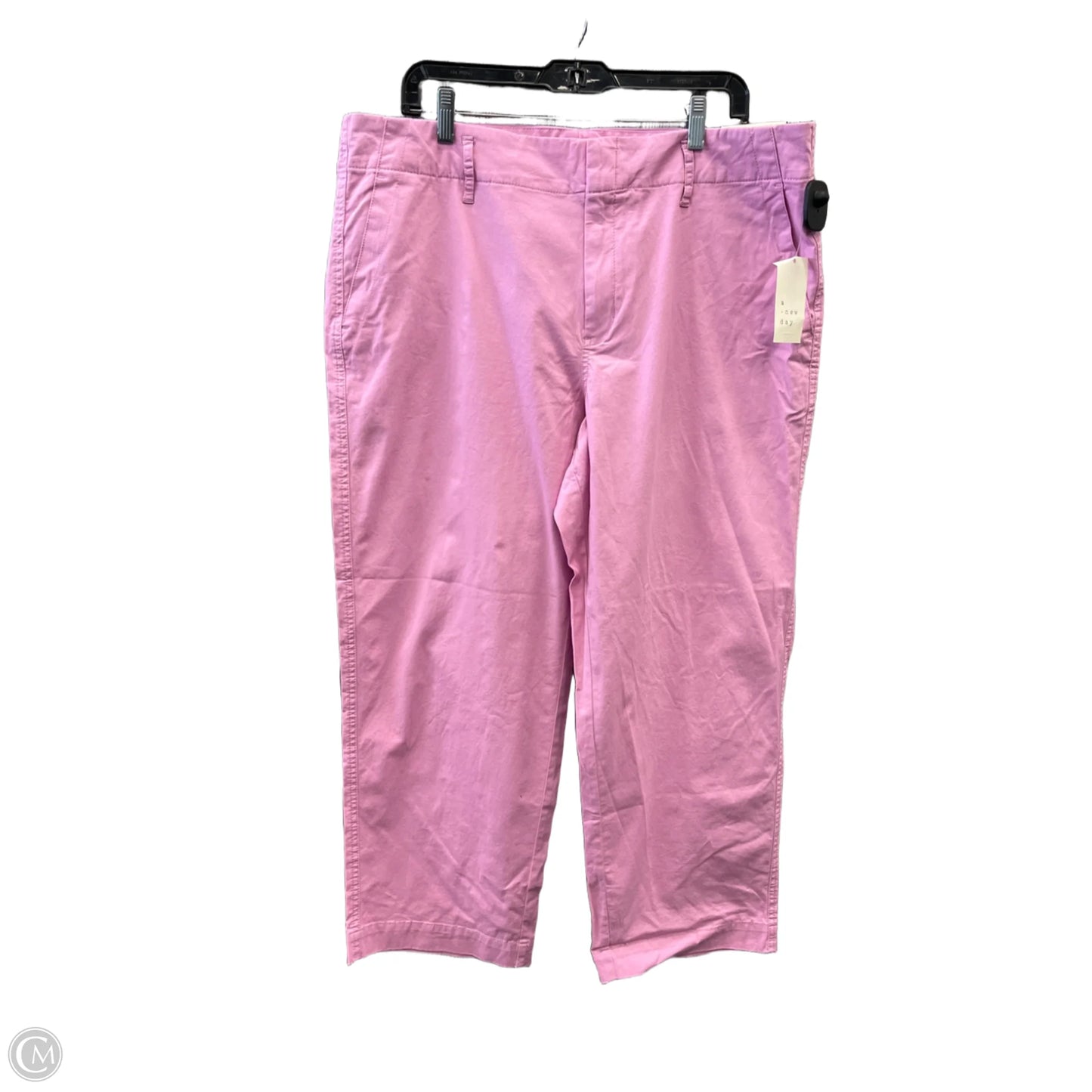 Pants Cropped By A New Day In Pink, Size: 16