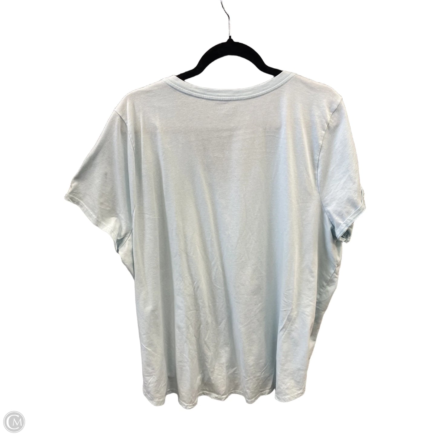 Top Short Sleeve By Lane Bryant In Blue, Size: 3x