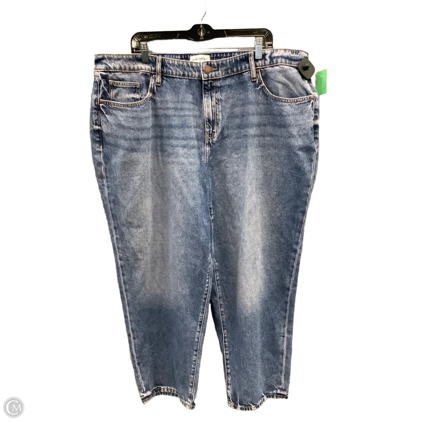 Jeans Straight By Lane Bryant In Blue Denim, Size: 20