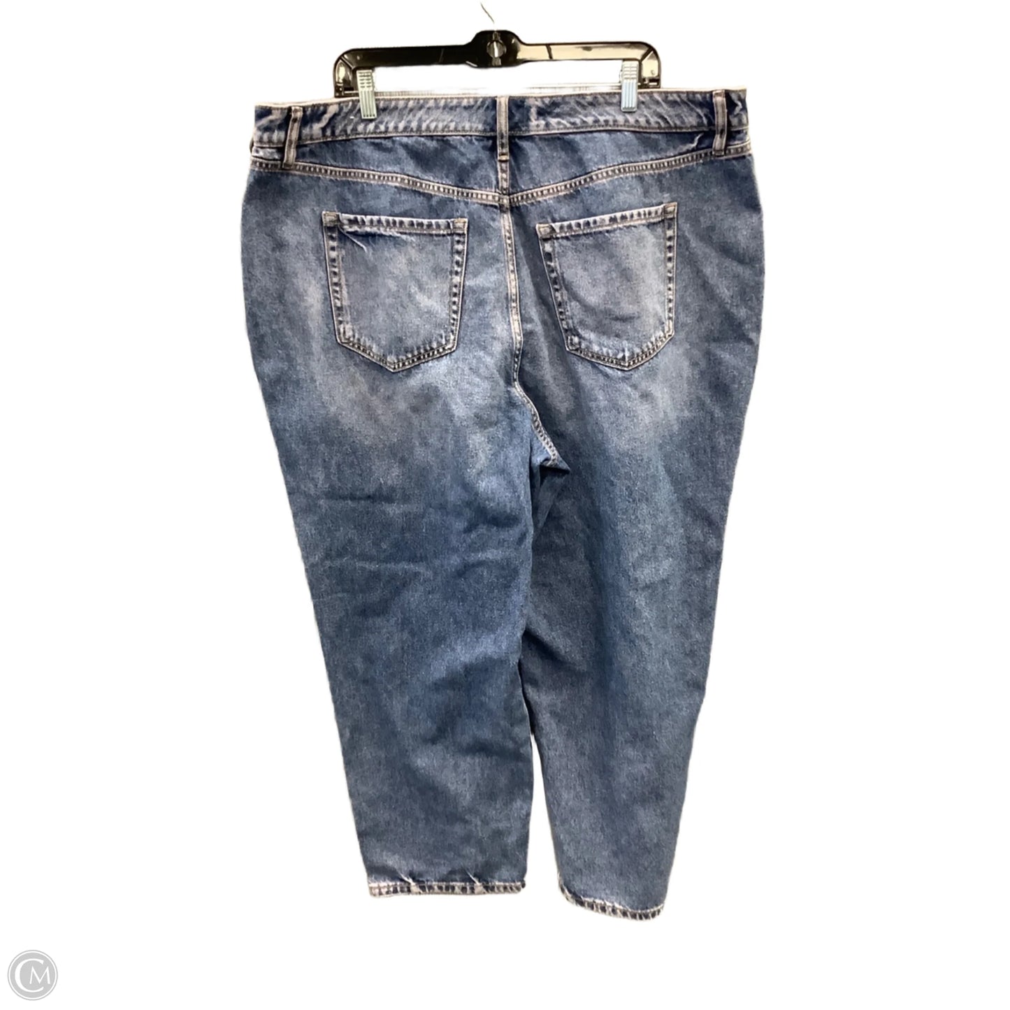 Jeans Straight By Lane Bryant In Blue Denim, Size: 20
