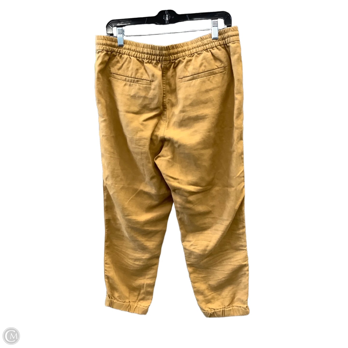 Pants Linen By Clothes Mentor In Yellow, Size: 8