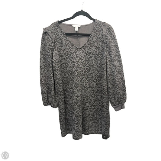 Tunic Long Sleeve By Nine West In Animal Print, Size: L