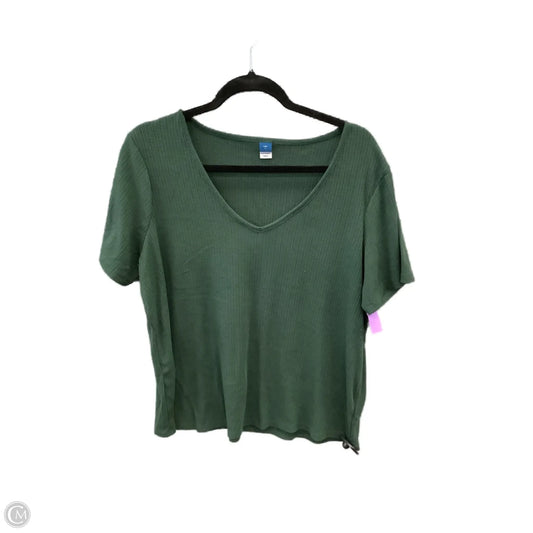 Top Short Sleeve By Old Navy In Green, Size: L