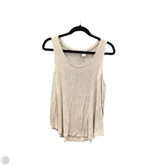 Top Sleeveless By Old Navy In Cream, Size: M