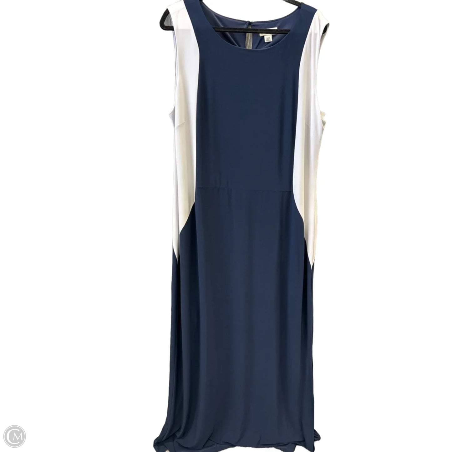Dress Casual Maxi By Cato In Navy, Size: 1x