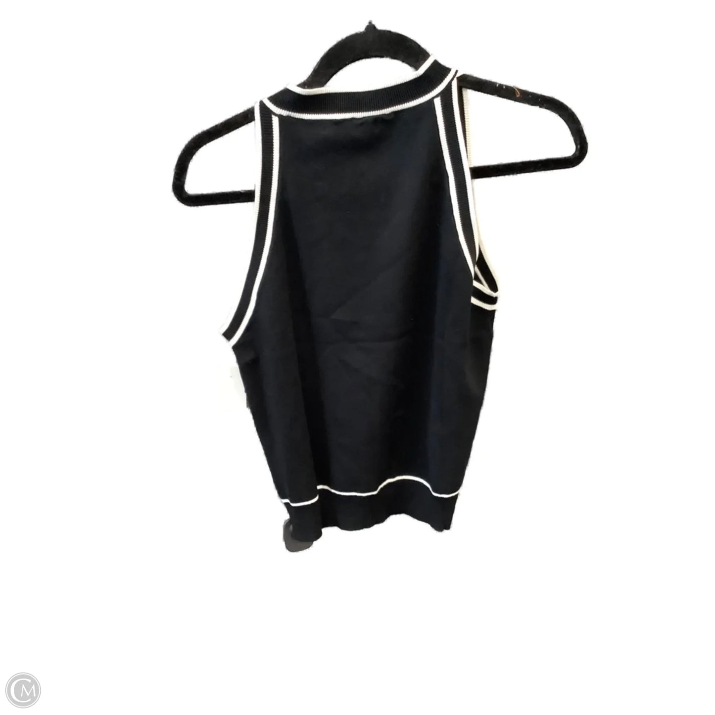 Top Sleeveless By Clothes Mentor In Black, Size: L